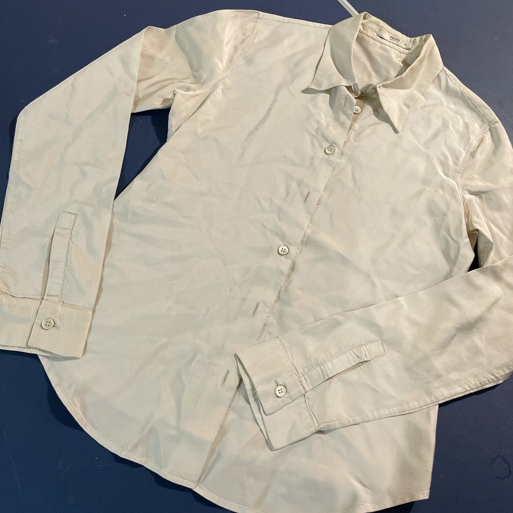 Women’s Prada button down cream